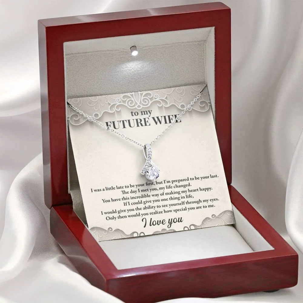 Alluring Beauty Solitaire Necklace to Future Wife