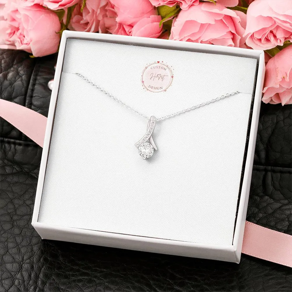 Alluring Beauty Solitaire Necklace