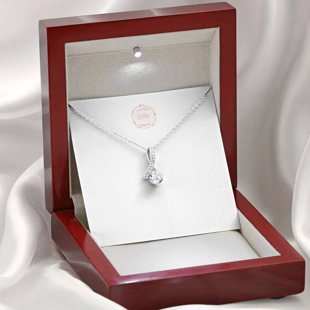 Alluring Beauty Solitaire Necklace