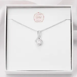 Alluring Beauty Solitaire Necklace