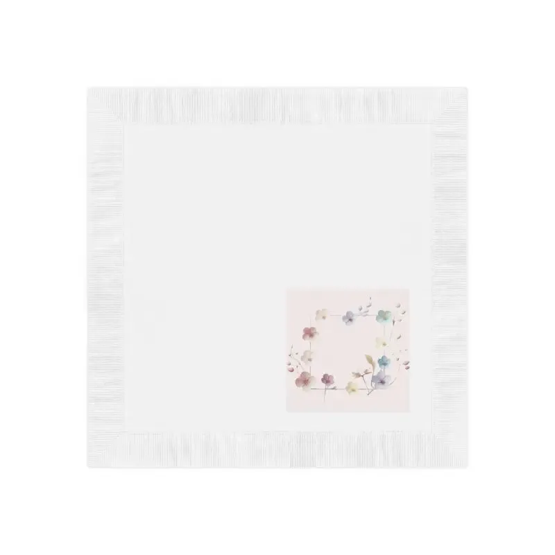 Amp Up your Party with Three Ply White Coined Napkins