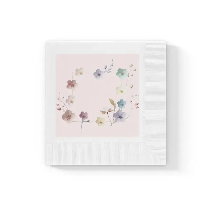 Amp Up your Party with Three Ply White Coined Napkins
