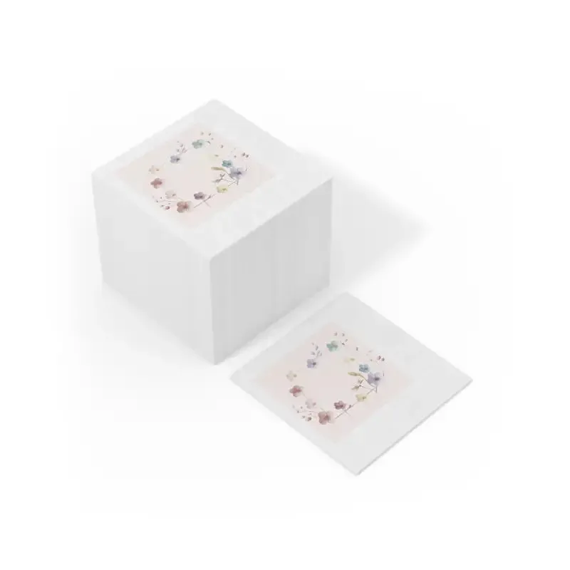 Amp Up your Party with Three Ply White Coined Napkins