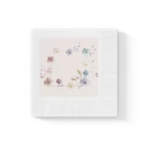 Amp Up your Party with Three Ply White Coined Napkins
