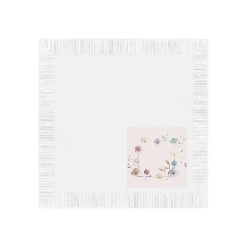 Amp Up your Party with Three Ply White Coined Napkins