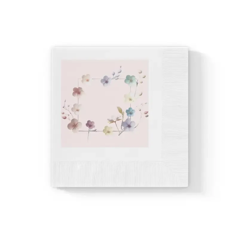 Amp Up your Party with Three Ply White Coined Napkins