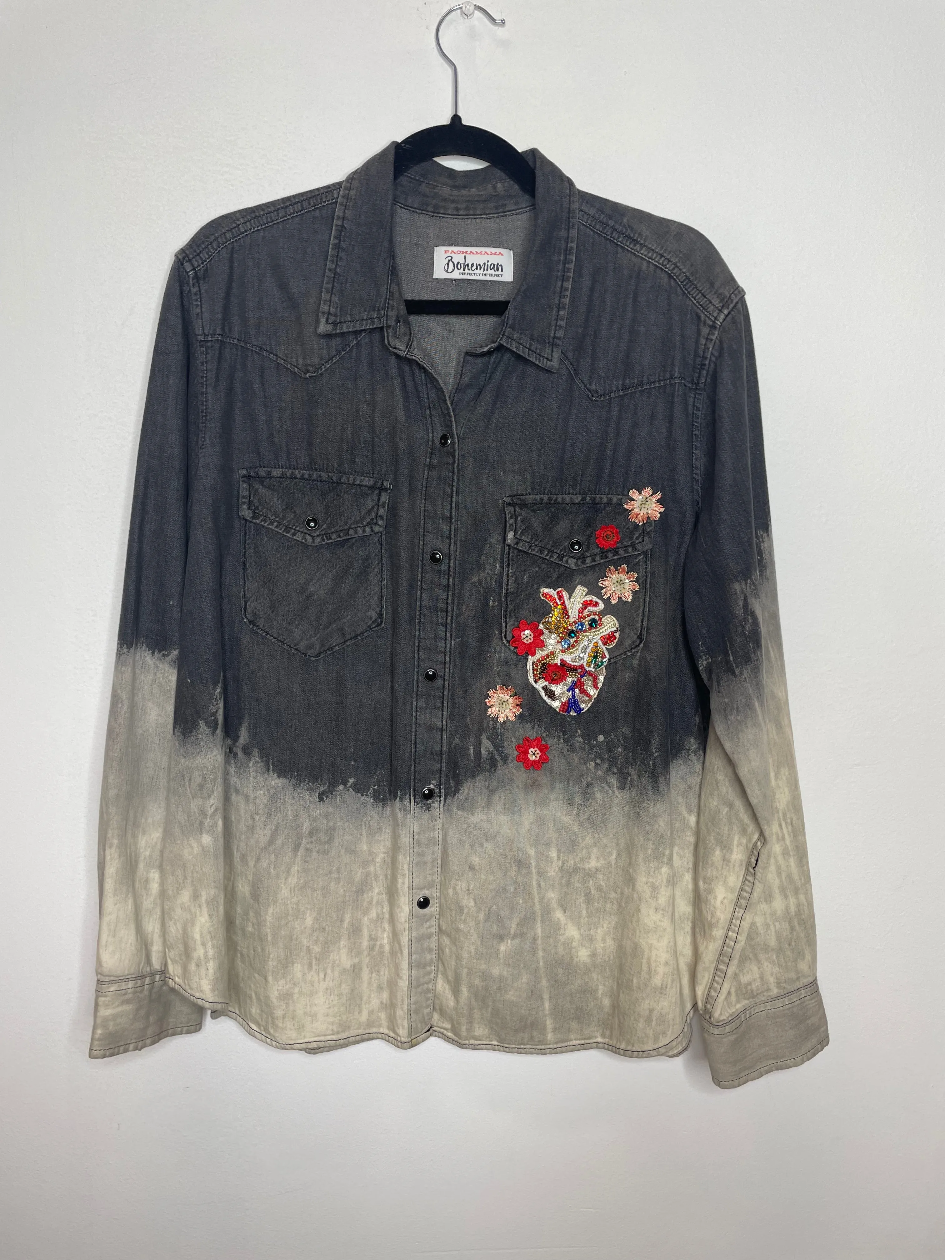 Anatomical Heart Bloom shirt/ Jacket