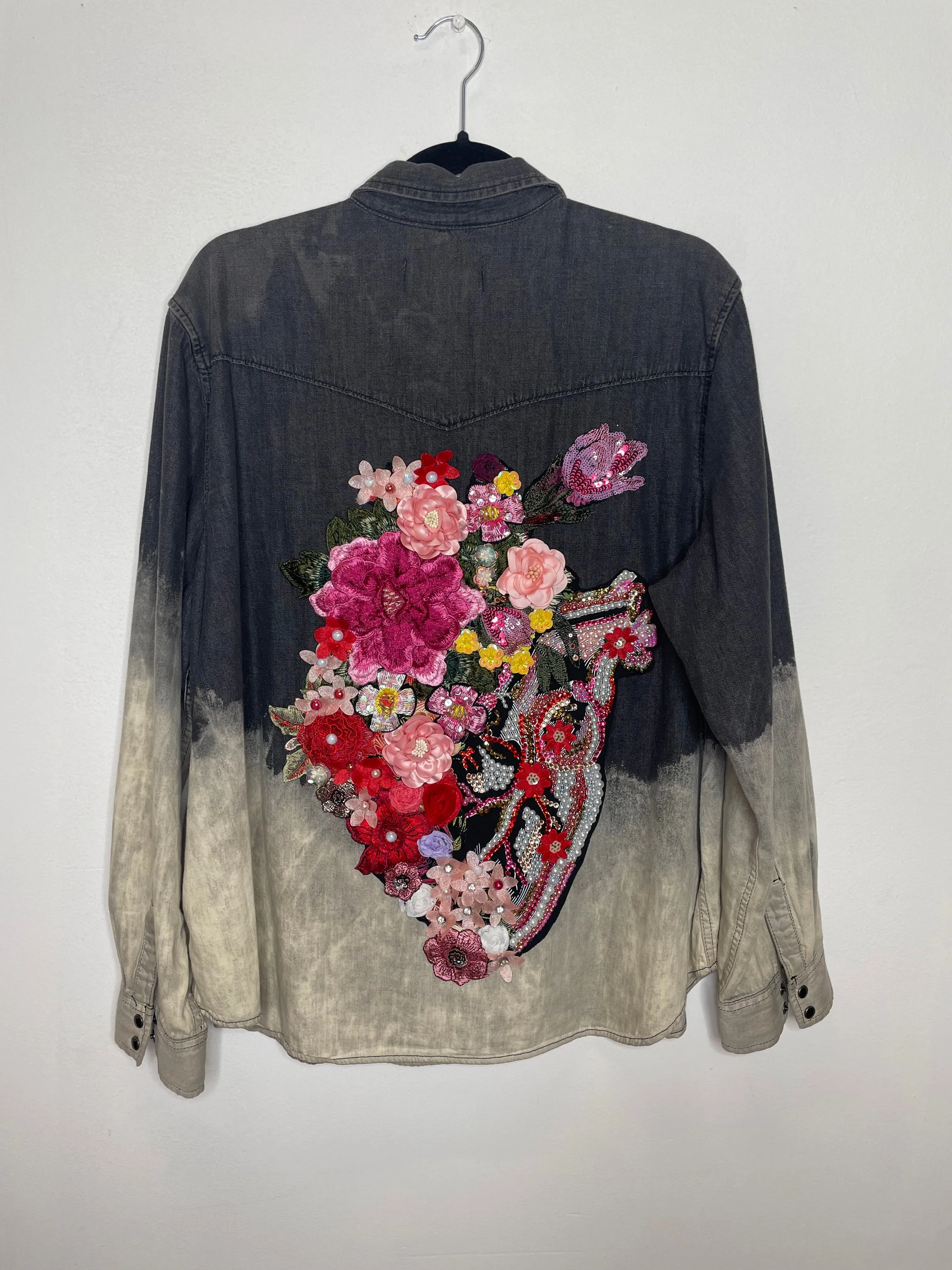 Anatomical Heart Bloom shirt/ Jacket