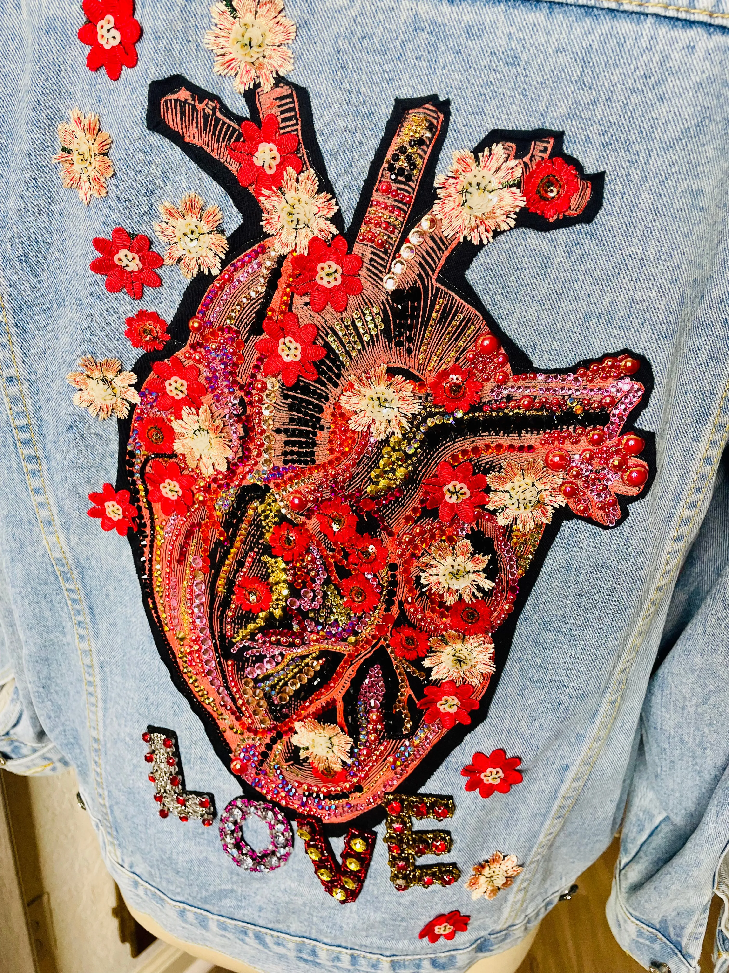Anatomical Heart Oversized Jacket