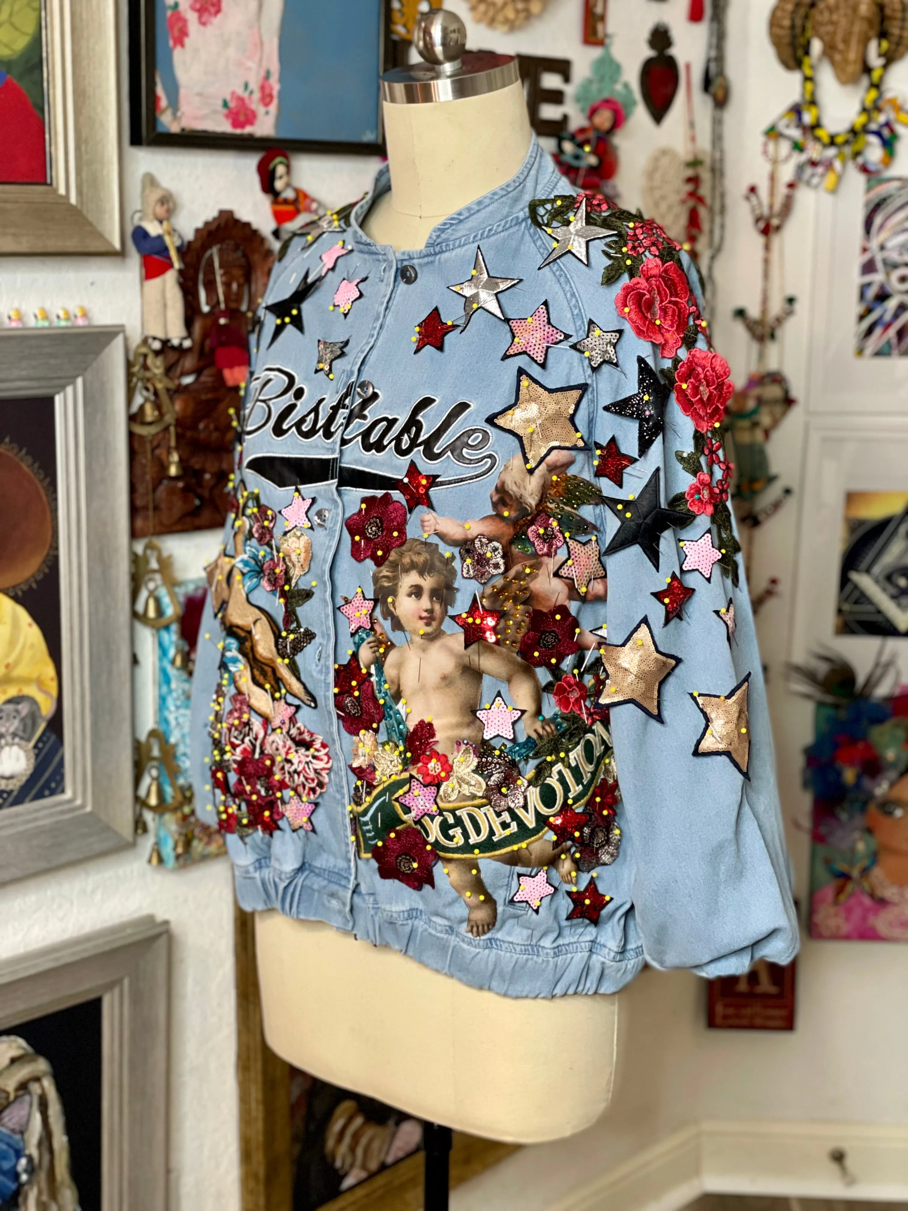 Angels in my Heart Varsity Jacket