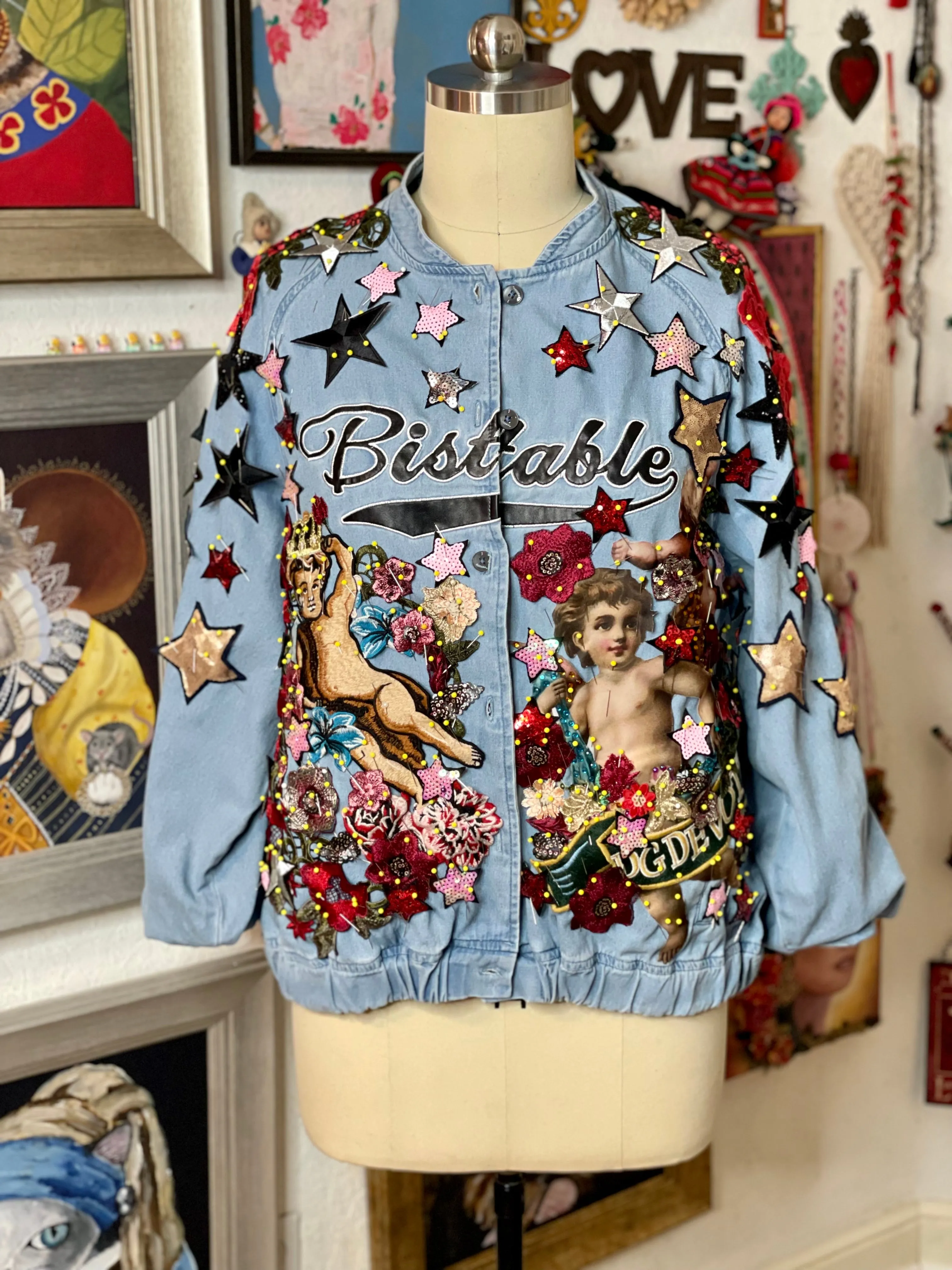 Angels in my Heart Varsity Jacket