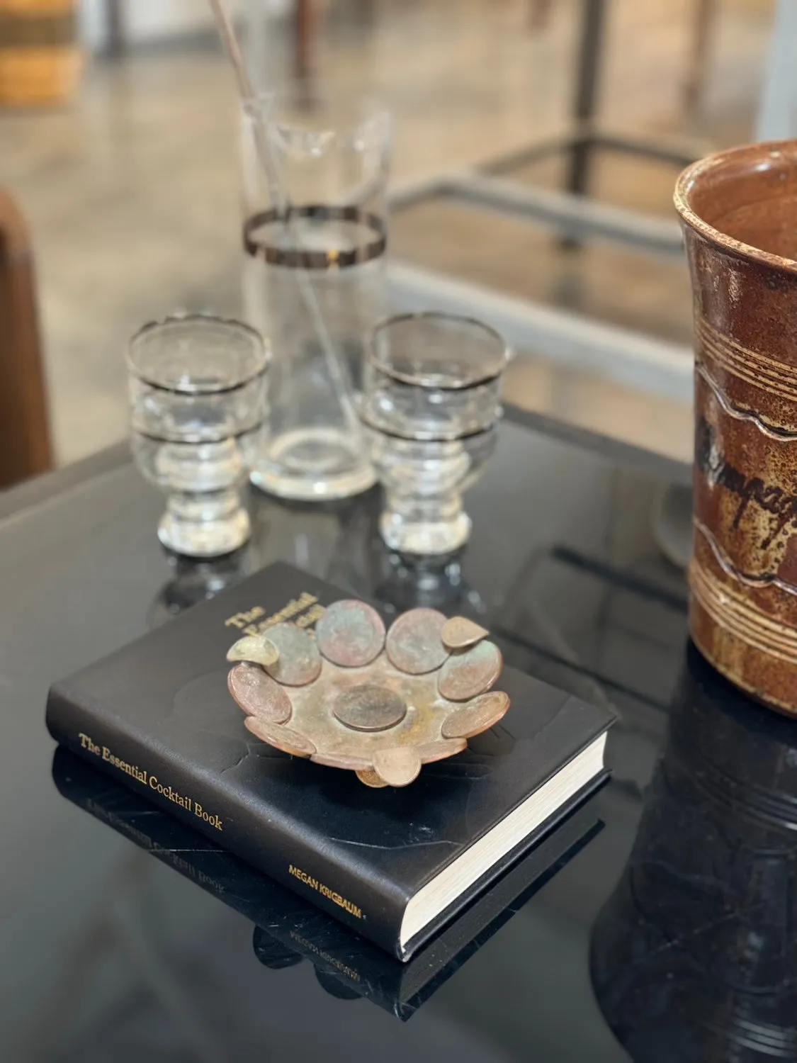 Antique Coin Ashtray