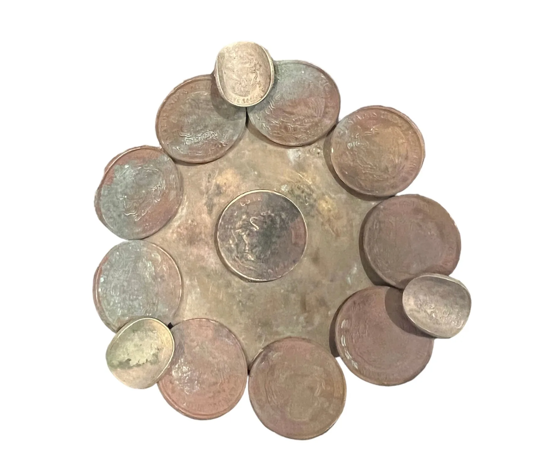 Antique Coin Ashtray