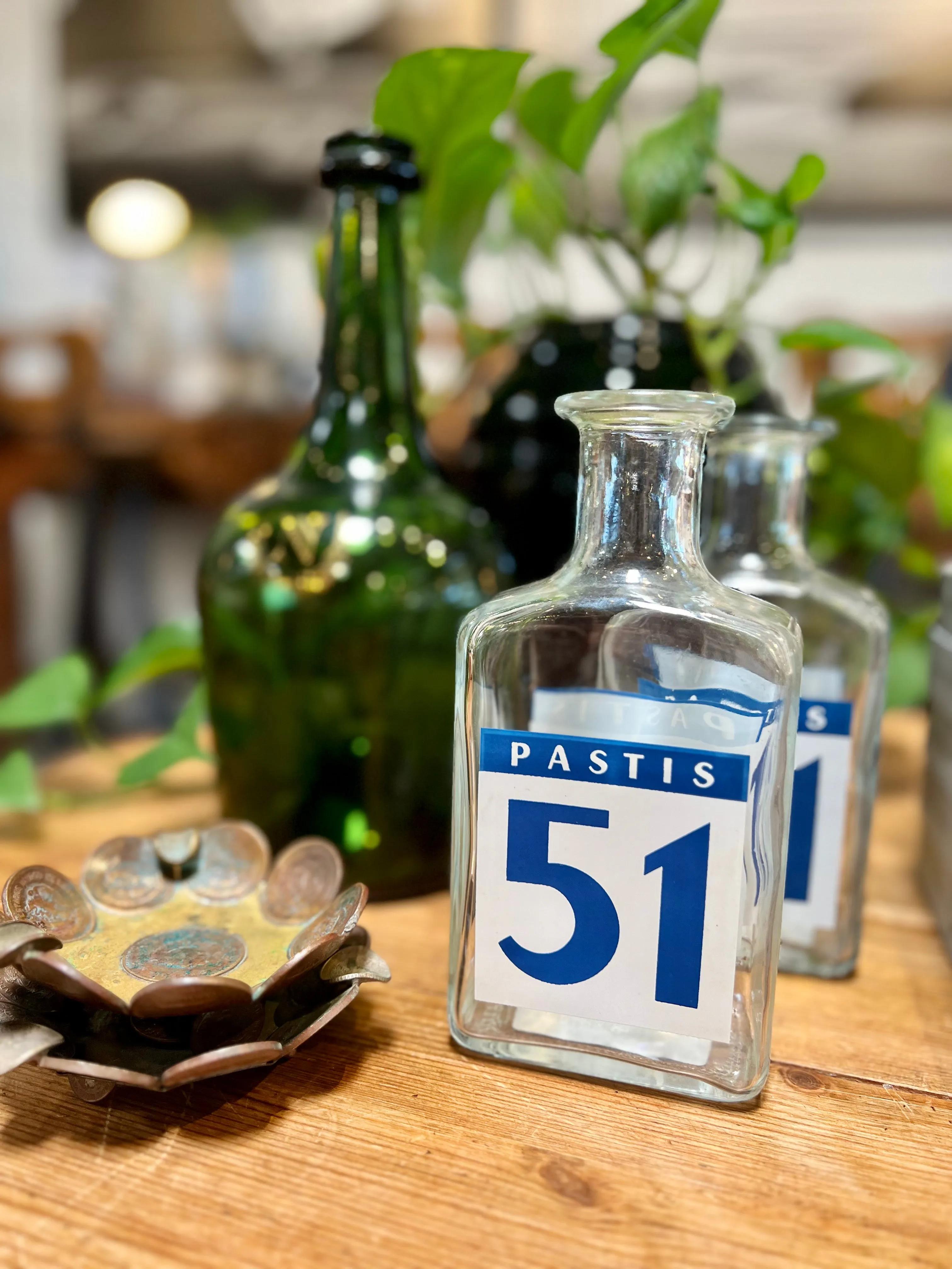 Antique French Glass Bottle