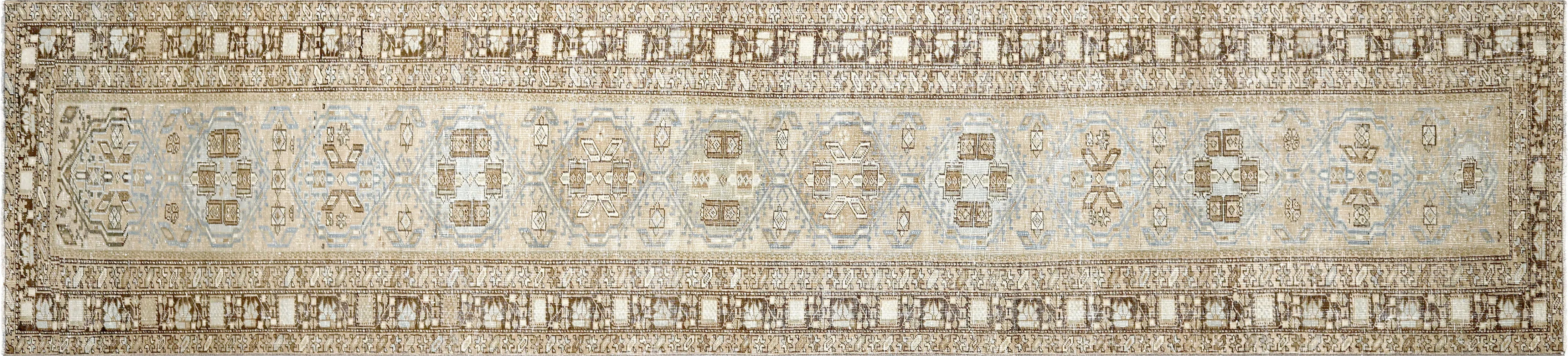 Antique Persian Melayer Runner - 2'10" x 15'3"
