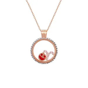 Aries swarovski crystal necklace