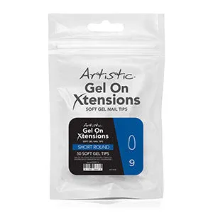 Artistic Gel On Xtensions Short Round Refill #9 50pk