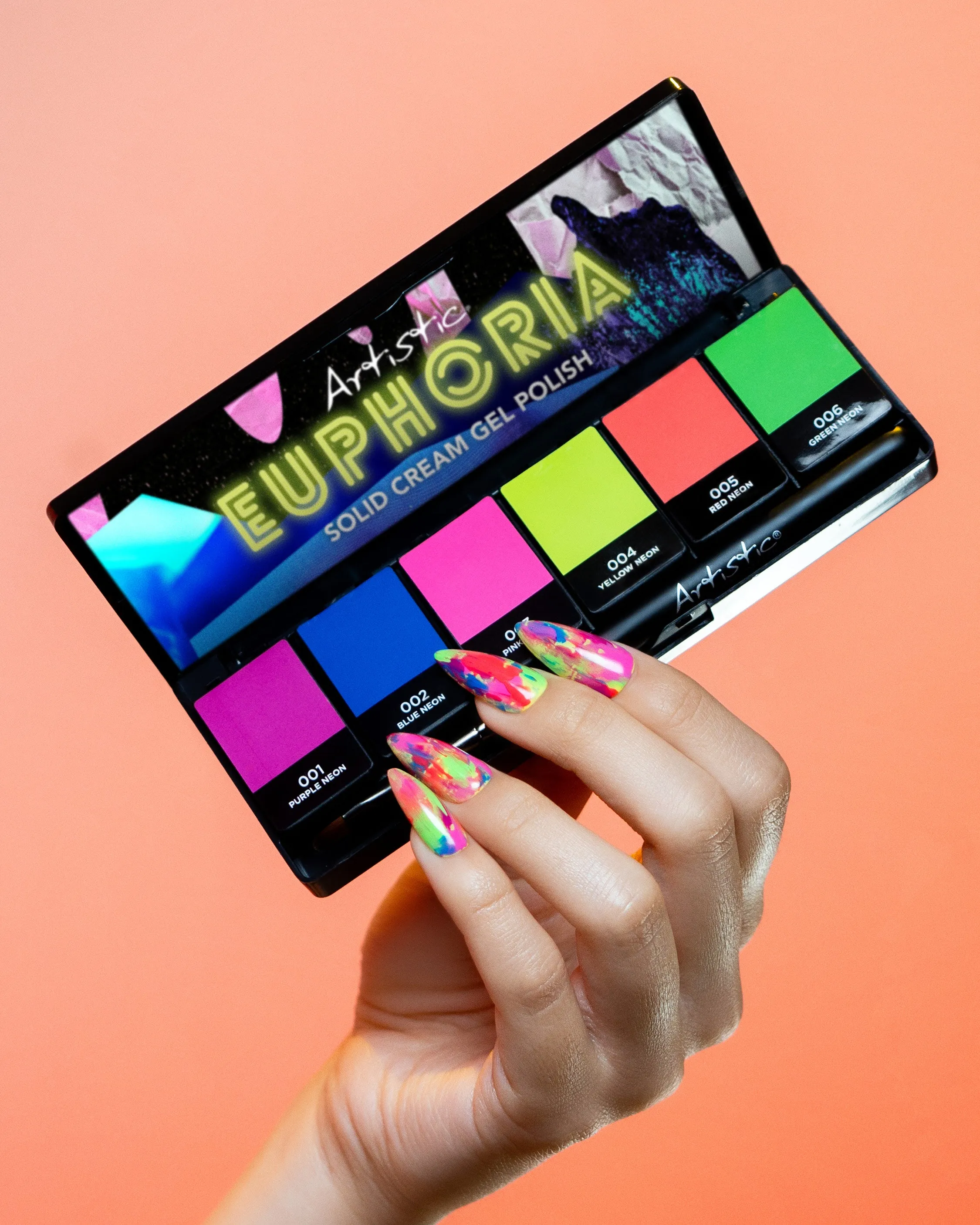 Artistic nail design cream gel palette - Euphoria 6 piece