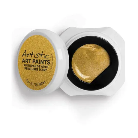 Artistic nail design nail art paints - gold metallic