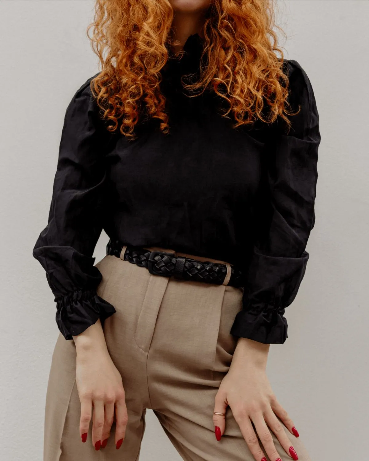 AVA BLOUSE - PEACE SILK