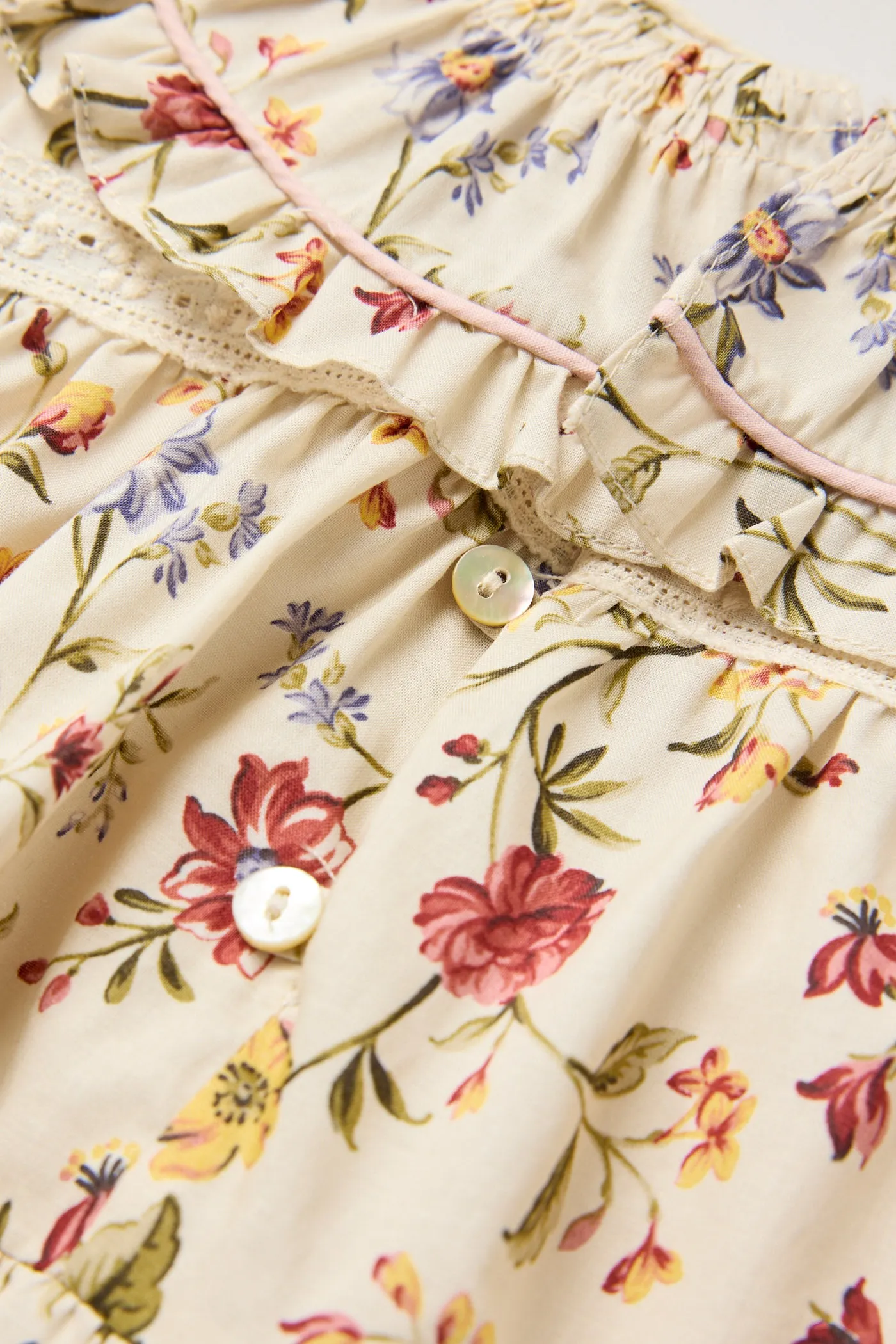 Baby Raspberry Dress in Osaka Flower