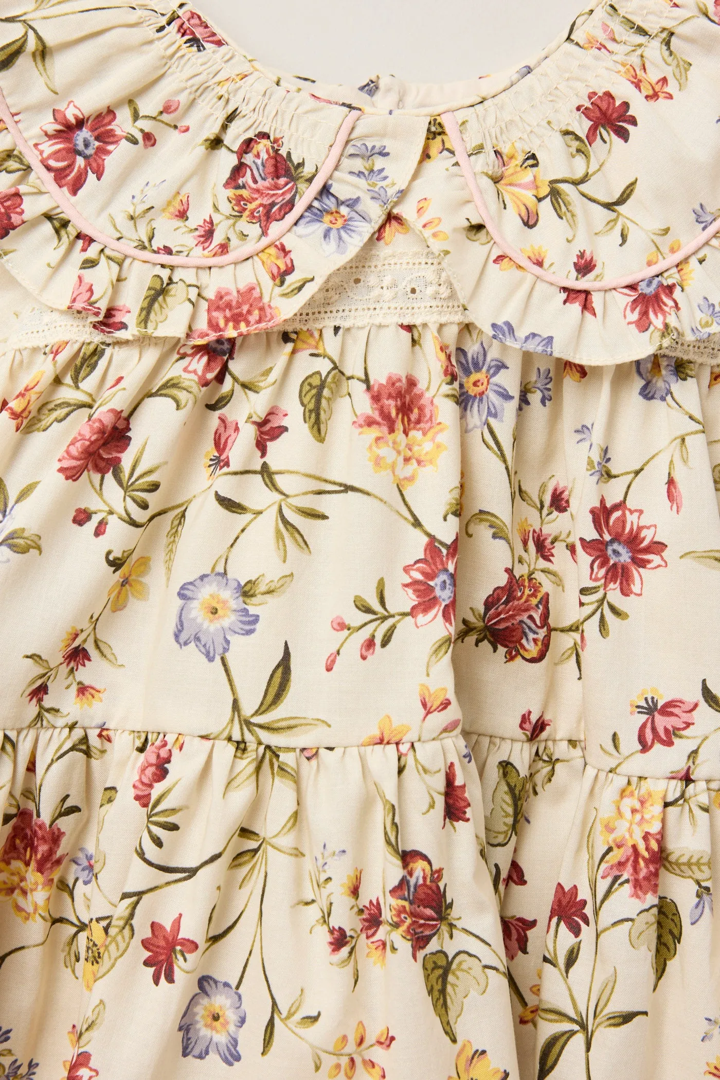Baby Raspberry Dress in Osaka Flower