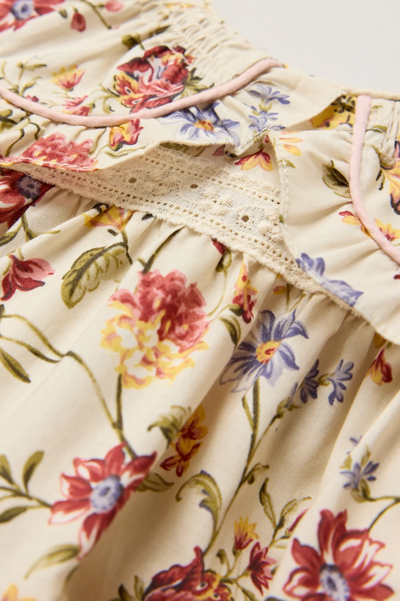Baby Raspberry Dress in Osaka Flower