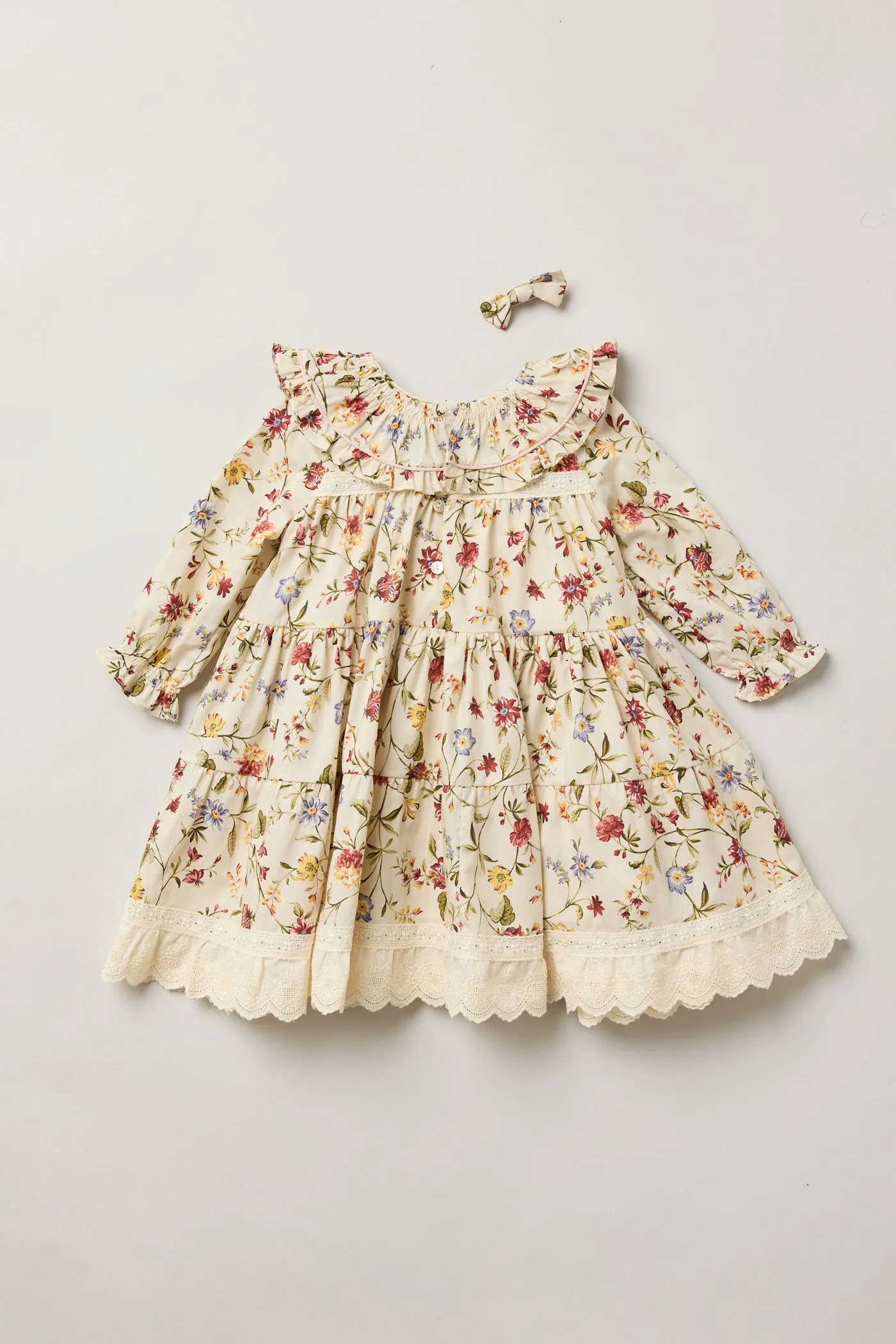 Baby Raspberry Dress in Osaka Flower