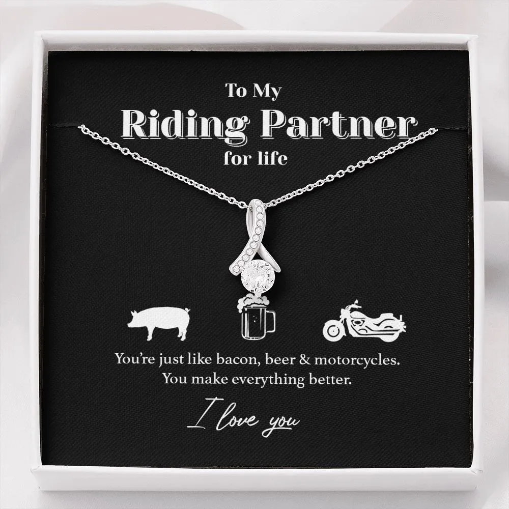Bacon, Beer & Motorcycles Necklace
