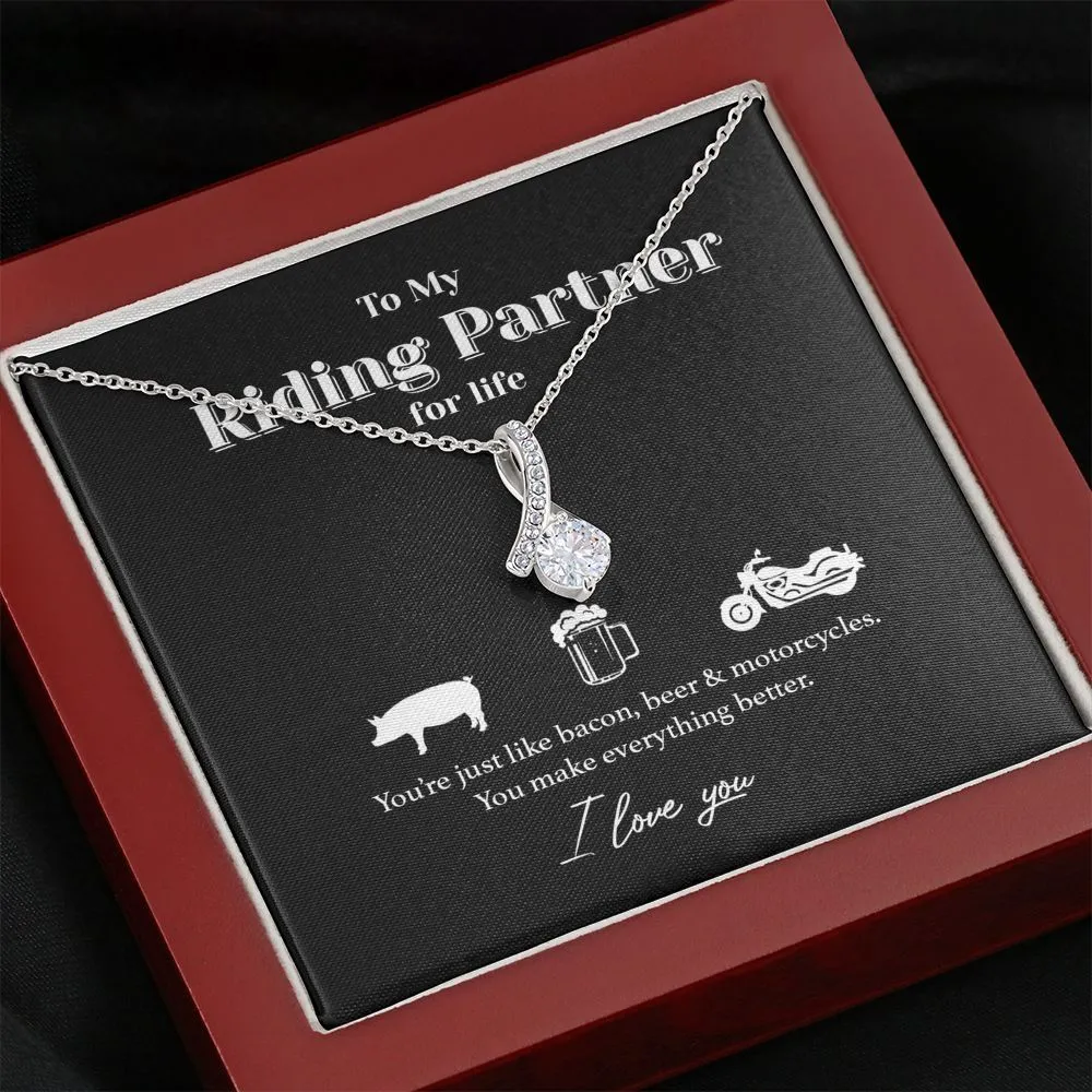 Bacon, Beer & Motorcycles Necklace