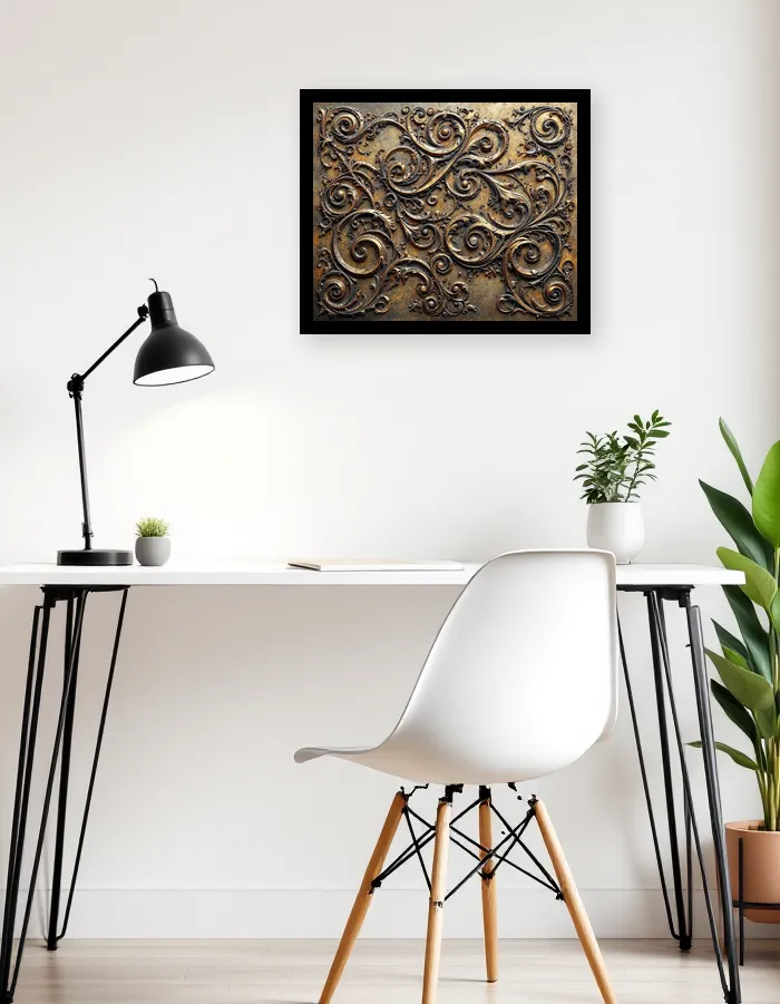 Baroque Elegance Wall Art Poster
