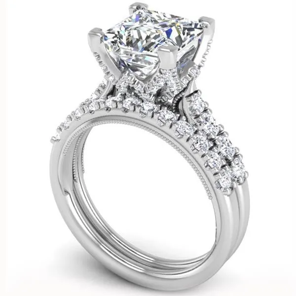 Ben Garelick Astra Galactic Head Princess Diamond Engagement Ring