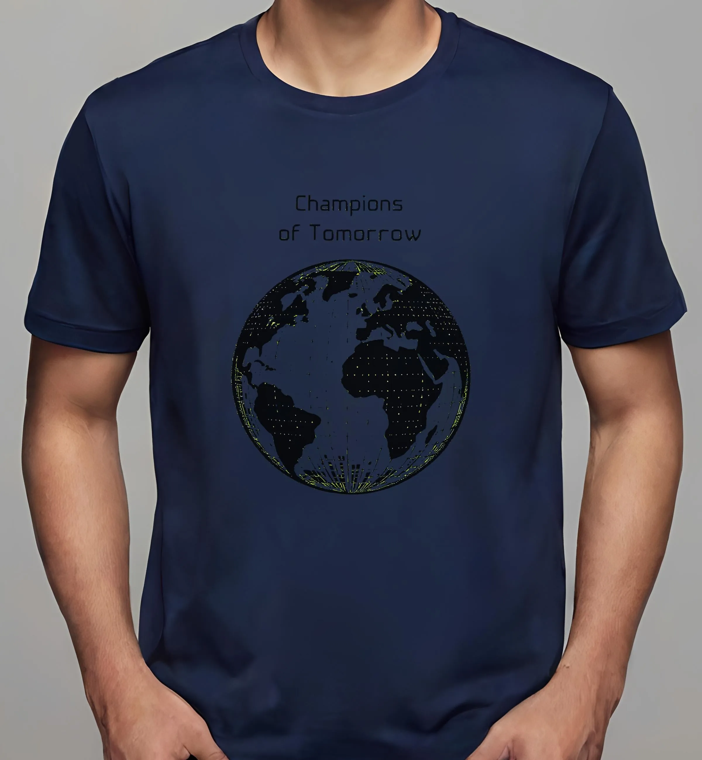 black champions t-shirt earth: Champions of Tomorrow Design | Classic T-Shirt (Unisex)