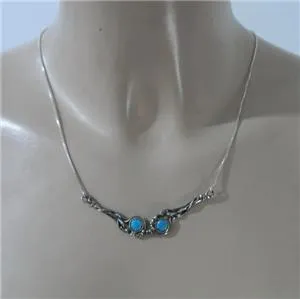 Blue Opal Pendant 925 Sterling Silver Handmade Unique Hadar Designers (H) SALE