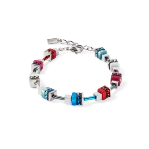 Bracelet Modern Future Cube blue-red