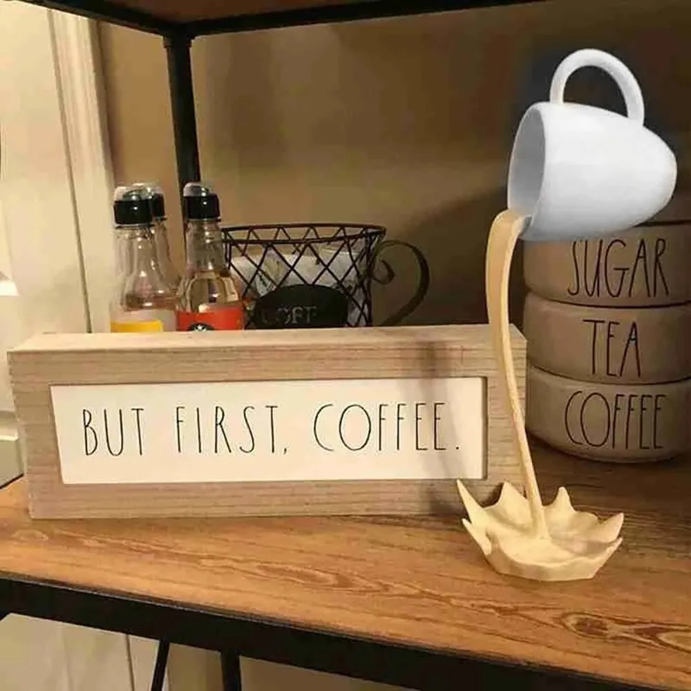 BrewWave | Artistic Coffee Splash Sculpture