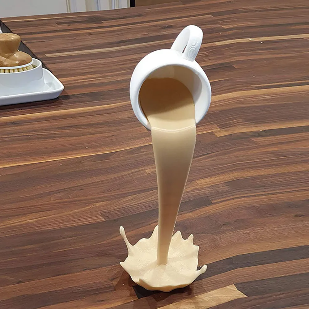 BrewWave | Artistic Coffee Splash Sculpture