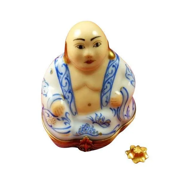 Buddha with Removable Gold Lotus