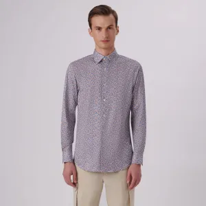 Bugatchi - James Floral Print Ooohcotton Shirt - Caramel