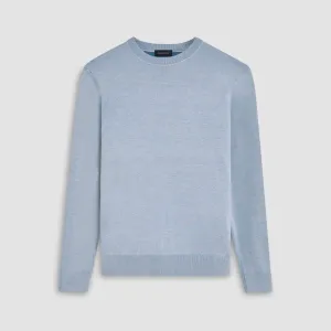 Bugatchi - Long Sleeve Melange Crewneck Sweater