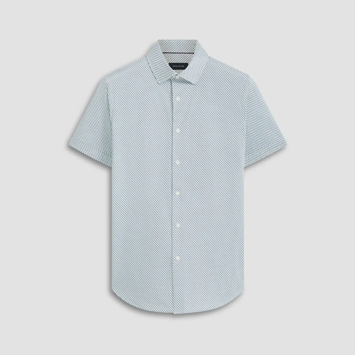 Bugatchi - OoohCotton Miles SS Shirt - Turquoise