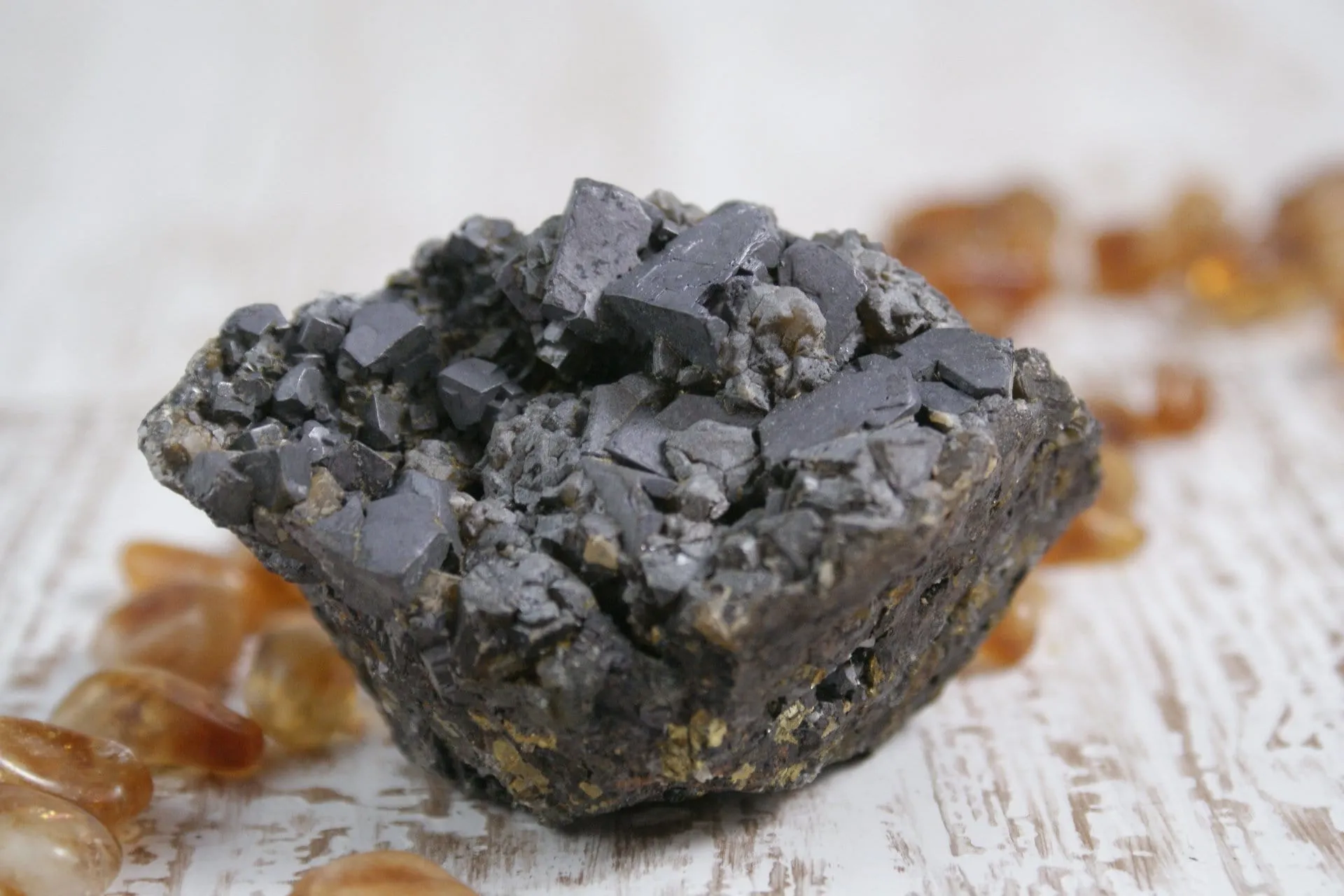 Bulgarian Galena and Pyrite Specimen