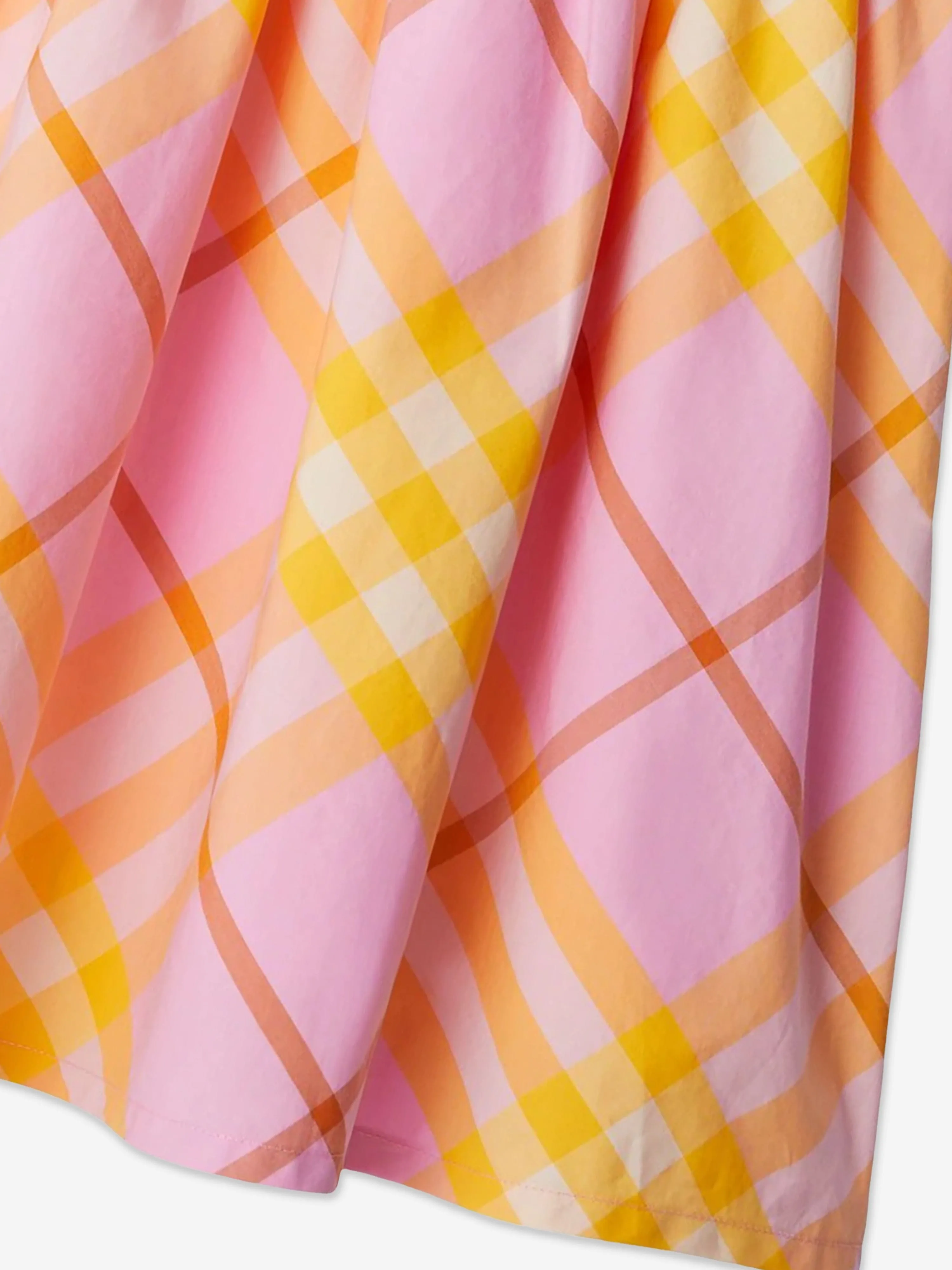 Burberry Girls Elsie Check Dress in Pink