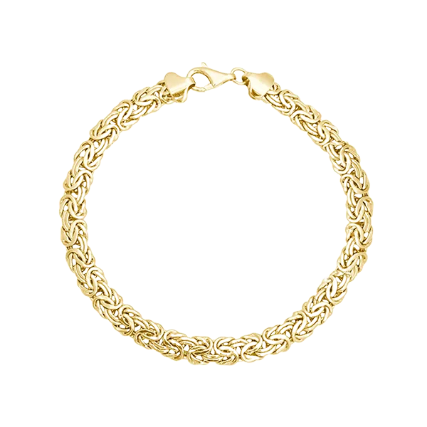 Byzantine Bracelet In Yellow Gold