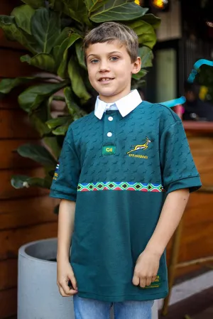 CA JNR Supporters Cotton Golfer | Green Amandla