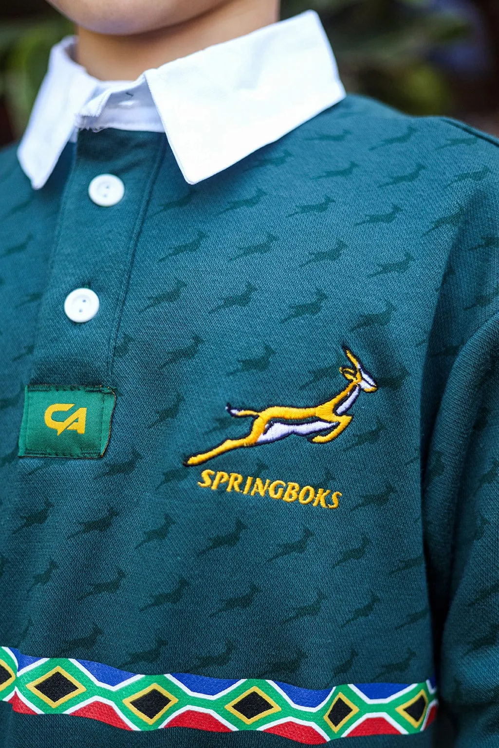 CA JNR Supporters Cotton Golfer | Green Amandla
