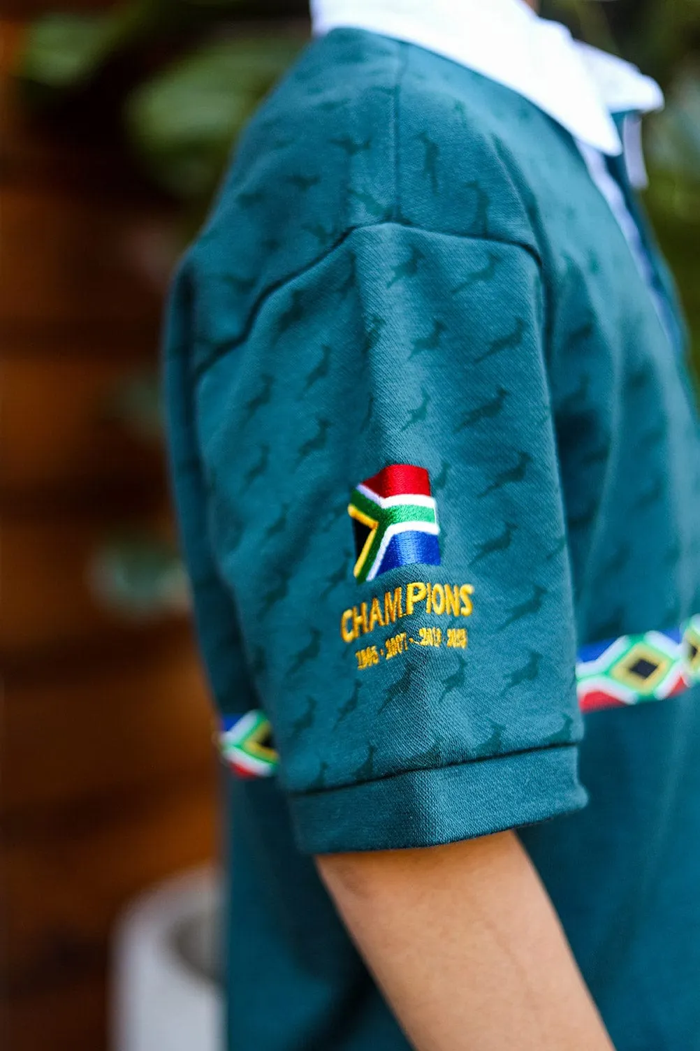 CA JNR Supporters Cotton Golfer | Green Amandla