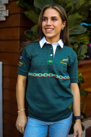 CA Ladies Supporters Cotton Golfer | Green Amandla