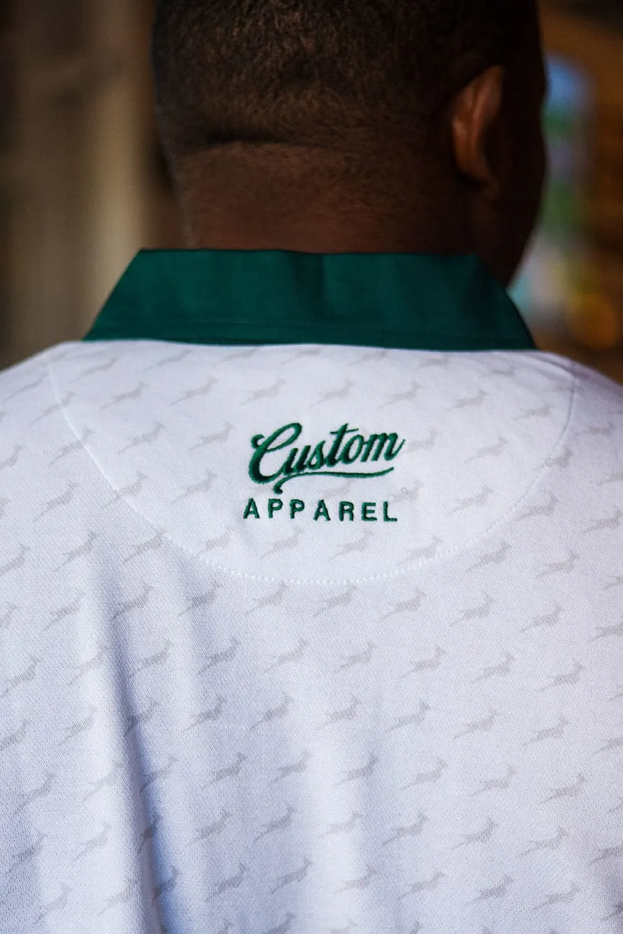 CA Supporters Cotton Golfer L/Sleeve | White Ubunye