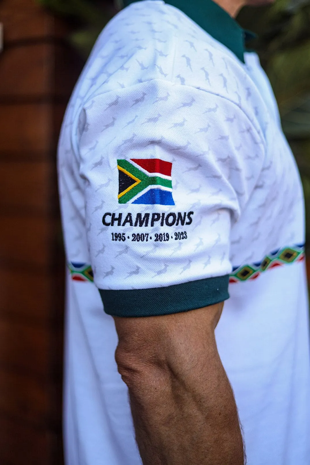 CA Supporters Cotton Golfer | White Amandla